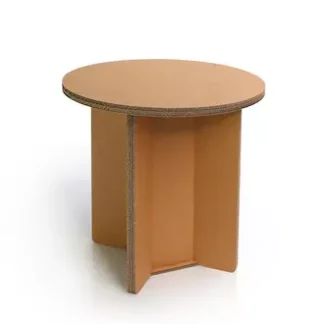 TAVOLO ALTO TONDO CARTONE